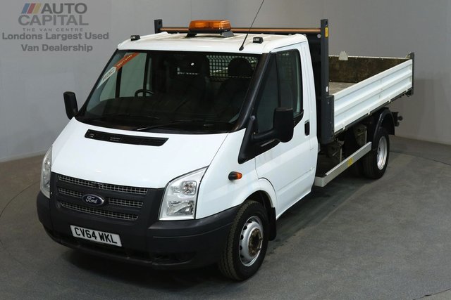 2014 64 FORD TRANSIT 2.2 460 M 153 BHP L3 LWB TIPPER GROSS WEIGHT 4600 KG