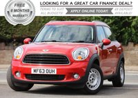 USED 2013 63 MINI COUNTRYMAN 1.6 ONE 5d 98 BHP +++ FREE 6 months Autoguard Warranty included in screen price +++