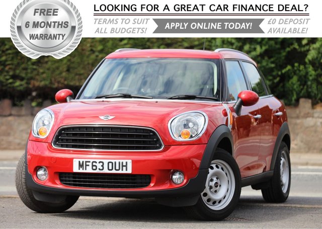 2013 63 MINI Countryman 1.6 ONE 5d 98 BHP