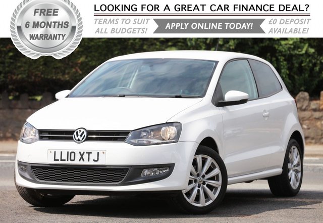 2010 10 Volkswagen Polo 1.2 MODA A/C 3d 60 BHP