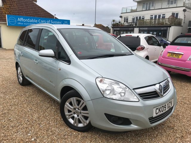 2009 09 Vauxhall Zafira 1.6 DESIGN 5 door 7 SEATER