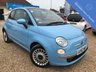 USED 2012 62 FIAT 500 1.2 LOUNGE AUTOMATIC dualogic 1.2 Rare Automatic Fiat 500 in Volare Blue 1 Lady owner