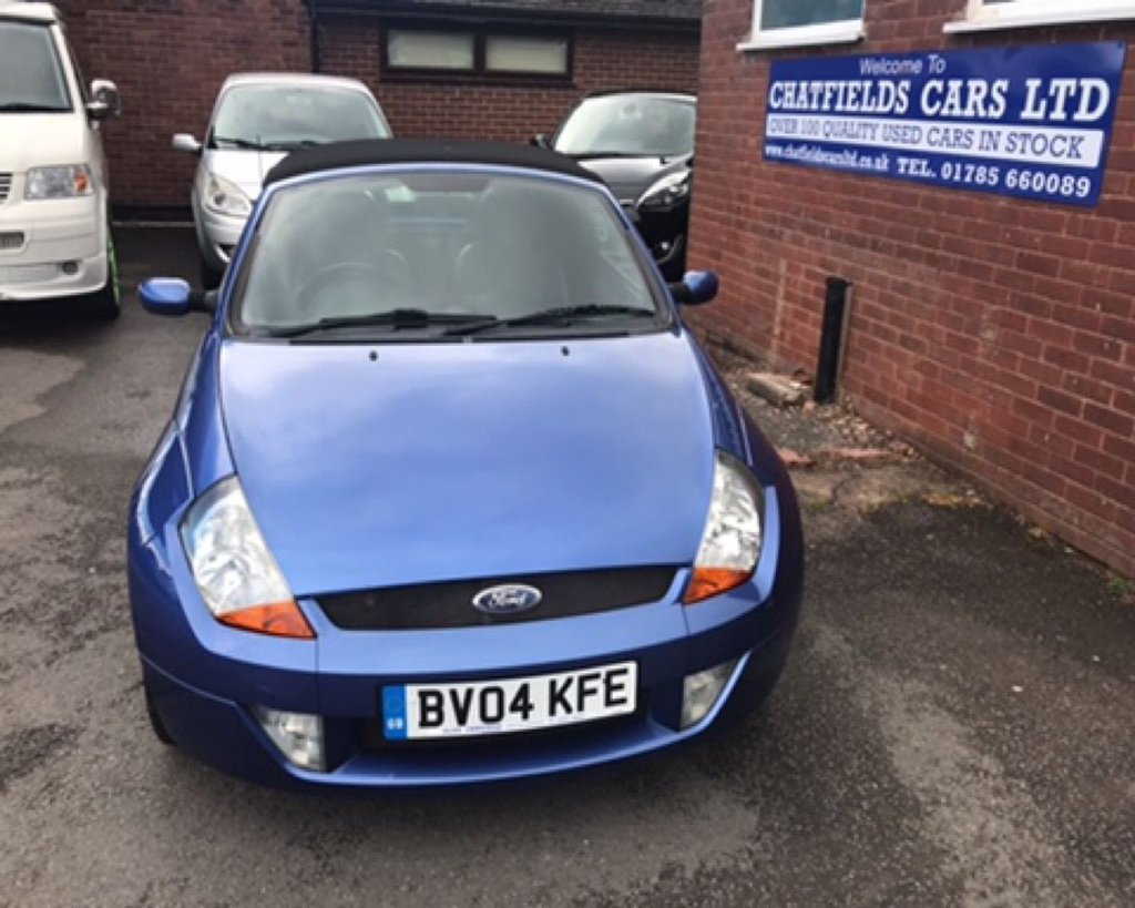 ... USED 2004 04 FORD STREET KA 1.6 8V LUXURY 2d 94 BHP COUPE CABRIOLET  CONVERTIBLE ONLY ...