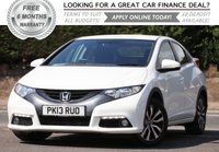 USED 2013 13 HONDA CIVIC 1.6 I-DTEC ES 5d 118 BHP +++ FREE 6 months Autoguard Warranty included in screen price +++