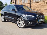 USED 2013 13 AUDI Q3 2.0 TDI QUATTRO S LINE 5d AUTO 175 BHP [SAT NAV] ++ FULL HEATED LEATHER ++ FULL SERVICE HISTORY ++ IMMACULATE ++