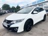 USED 2015 15 HONDA CIVIC 1.6 I-DTEC SR TOURER 5d 118 BHP **DAB - LEATHER - SAT-NAV**