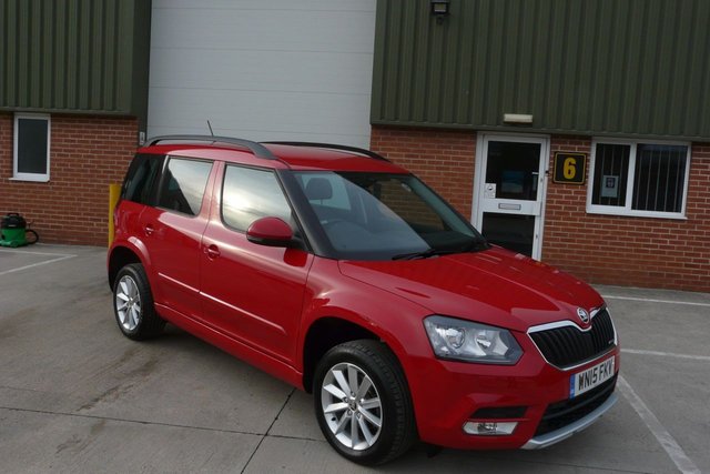 2015 15 Skoda Yeti 1.6 ELEGANCE GREENLINE II TDI CR 5d 103 BHP