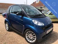 USED 2010 60 SMART FORTWO 1.0 PASSION MHD 2d AUTO 71 BHP Leather, Sat NAv, FSH, heated seats, Pano Roof