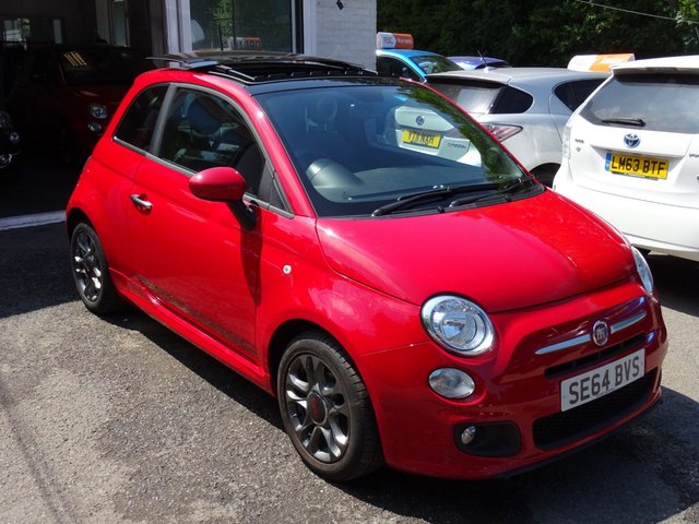 2015 64 Fiat 500 1.2 S (SPORT) 3d 69 BHP