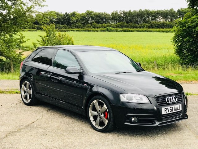 2011 61 Audi A3 2.0 TDI S LINE BLACK EDITION 3dr 