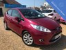 USED 2009 09 FORD FIESTA 1.4 ZETEC 5d AUTOMATIC 5 Door Petrol Automatic in Hot Magenta with Sensors