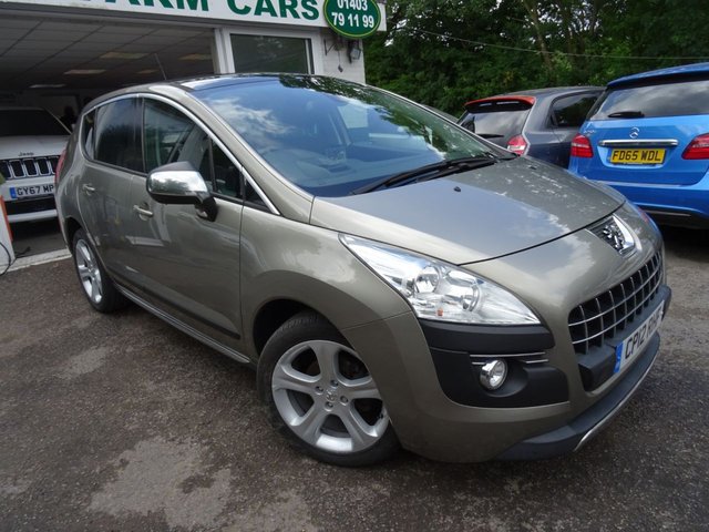 2012 12 Peugeot 3008 1.6 ALLURE HDI FAP 5d 112 BHP