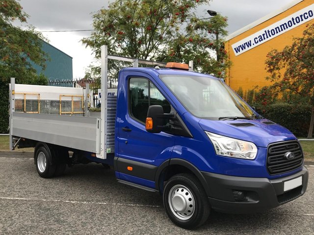 2015 15 Ford Transit 350 TDCi 125 L4 DROPSIDE+ T/LIFT 14ft ALLOY BODY DRW FREE UK DELIVERY