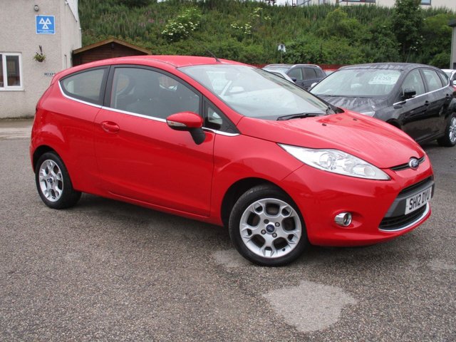 2012 12 FORD FIESTA 1.2 ZETEC 3d 81 BHP