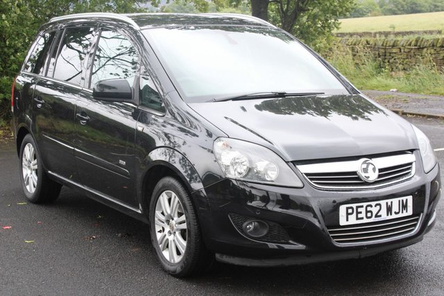 2012 62 Vauxhall Zafira 1.6 DESIGN 5d 113 BHP