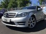 USED 2012 12 MERCEDES-BENZ C CLASS COUPE 2.1 C220 CDI BE AMG SPORT 2d AUTO 170BHP HISTORY+18 ALLOYS+HALF LEATHER