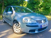 USED 2005 05 VOLKSWAGEN GOLF 1.6 FSI SE 5dr AUTO 114 BHP 'ONLY 33,000 MILES X12 SERVICE STAMPS REAR PARKING SENSORS ''1.6 FSI ENGINE (Timing chain modal NO Cambelt) STUNNING LOW MILAGE GOLF FOR THE YEAR WITH FANTASTIC VW MAIN DEALER SERVING,,,,