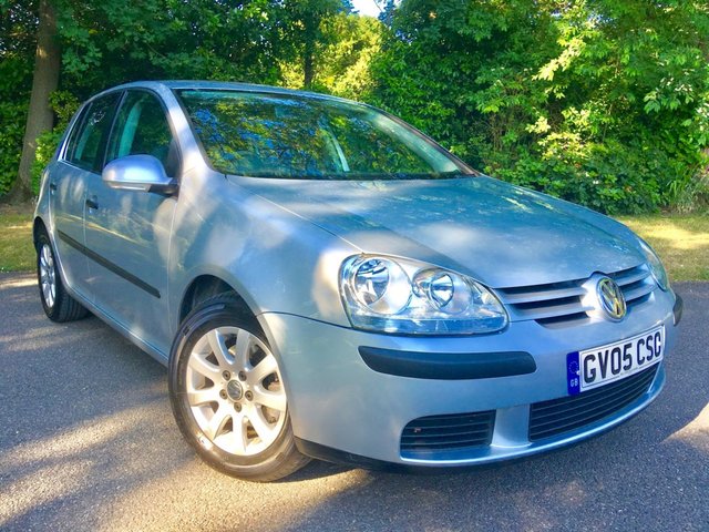 2005 05 Volkswagen Golf 1.6 FSI SE 5dr AUTO 114 BHP 'ONLY 33,000 MILES X12 SERVICE STAMPS REAR PARKING SENSORS