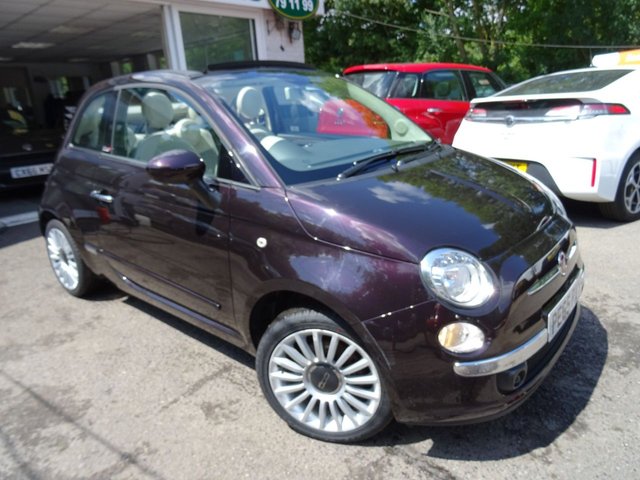 2015 65 Fiat 500 1.2 CONVERTIBLE LOUNGE 3d 69 BHP