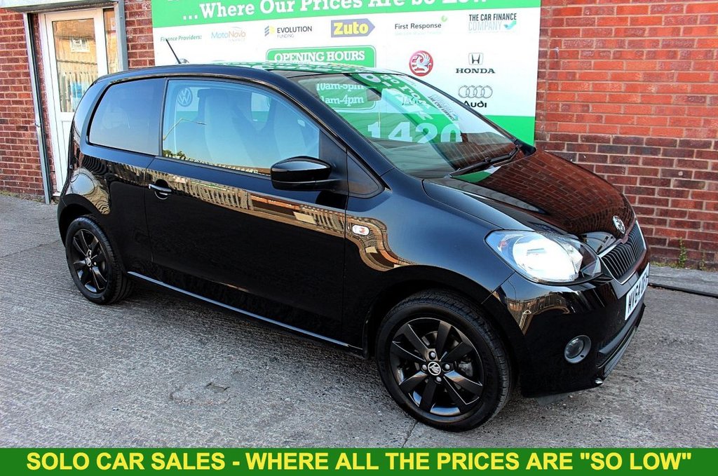 2014 64 SKODA CITIGO 1.0 BLACK EDITION 3d 59 BHP