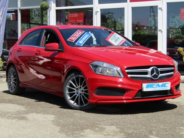 2013 13 Mercedes-Benz A Class 1.8 A200 CDI BLUEEFFICIENCY AMG SPORT 5d 136 BHP