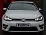 USED 2014 64 VOLKSWAGEN GOLF 2.0TSI R 4 MOTION DSG 5d AUTO 300 S/S DSG AUTOMATIC GEARBOX, START STOP TECHNOLOGY, 4 MOTION 4 WHEEL DRIVE SYSTEM, DAB RADIO, BLUETOOTH PHONE & MUSIC STREAMING, FRONT & REAR PARKING SENSORS WITH DISPLAY (PARK PILOT), ADAPTIVE CRUISE CONTROL, LED XENON LIGHTS, HEADLAMP WASHERS, TINTED GLASS, MDI FOR IPOD/USB, BODY KIT, 18 INCH ALLOYS, QUAD PIPE EXHAUST, GREY ALCANTARA CLOTH INTERIOR, SPORT SEATS, ELECTRIC HEATED FOLDING MIRRORS, SILVER DOOR MIRRORS, LEATHER FLAT BOTTOM TIPTRONIC MULTIFUNCTION STEERING WHEEL (PADDLE SHIFT),1 OWNER
