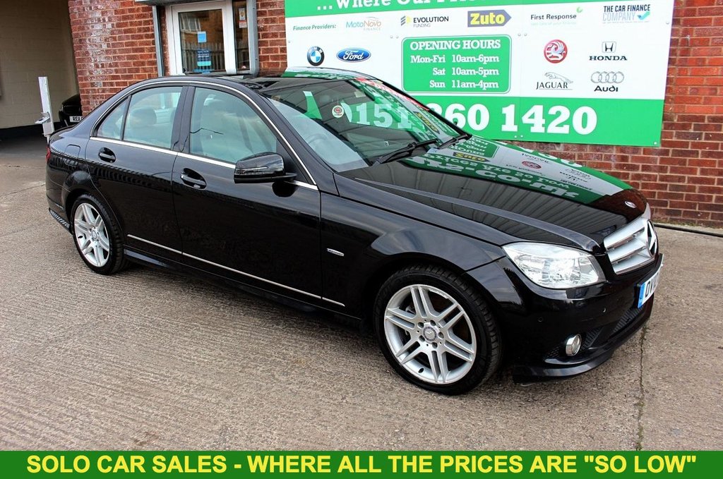 2010 10 MERCEDES-BENZ C CLASS 2.1 C220 CDI BLUEEFFICIENCY SPORT 4d 170 BHP