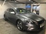 USED 2014 14 VOLVO V40 1.6 D2 R-DESIGN LUX 5d AUTO 113 BHP Only £20 a year road tax : Bluetooth : DAB Radio : R-Design steering wheel and contrasting leather upholstery : Rear parking sensors : Fully stamped Volvo main dealer service history