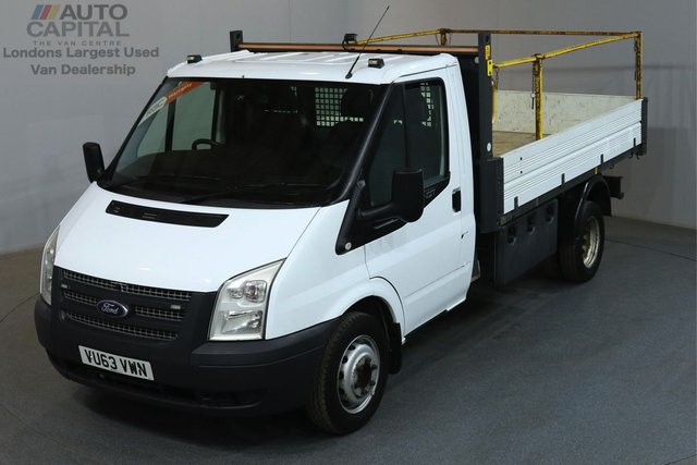 2013 63 FORD TRANSIT 2.2 350 124 BHP L2 MWB TIPPER
