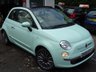USED 2015 65 FIAT 500 1.2 CONVERTIBLE LOUNGE 3d 69 BHP Low Mileage, One Lady Owner from new, Just Serviced by ourselves, MOT until July 2019, Great on fuel economy! Only &pound;20 Road Tax!