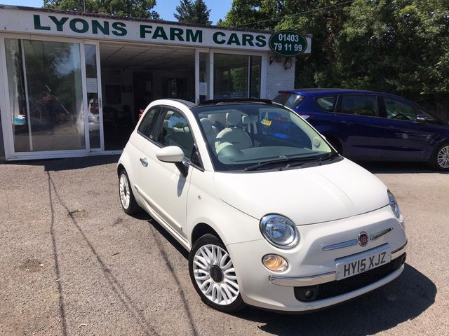 2015 15 Fiat 500 0.9 TWINAIR CONVERTIBLE LOUNGE 3d 85 BHP