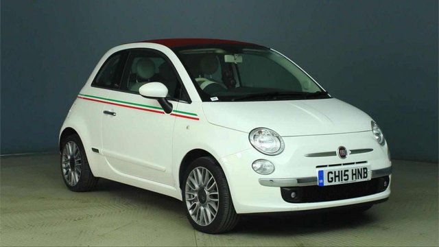 2015 15 Fiat 500 1.2 CONVERTIBLE LOUNGE DUALOGIC 3d AUTOMATIC 69 BHP