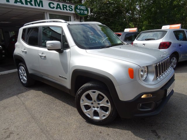 2016 16 Jeep Renegade 2.0 M-JET LIMITED 5d AUTOMATIC 4x4 138 BHP FOUR WHEEL DRIVE