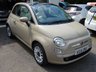 USED 2014 14 FIAT 500 1.2 CONVERTIBLE LOUNGE 3d 69 BHP 