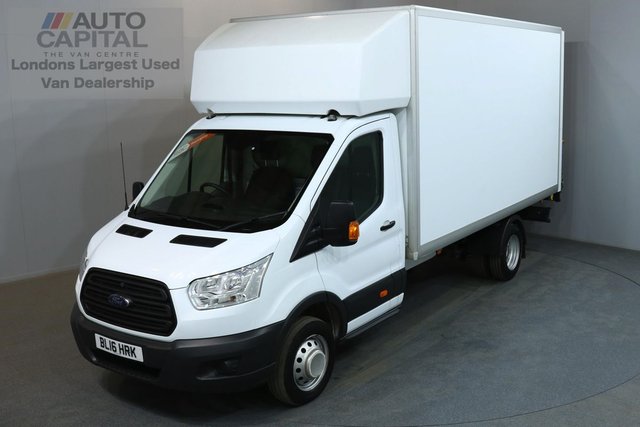 2016 16 FORD TRANSIT 2.2 350 124 BHP L4 EXTRA LWB TAIL LIFT FITTED LUTON VAN