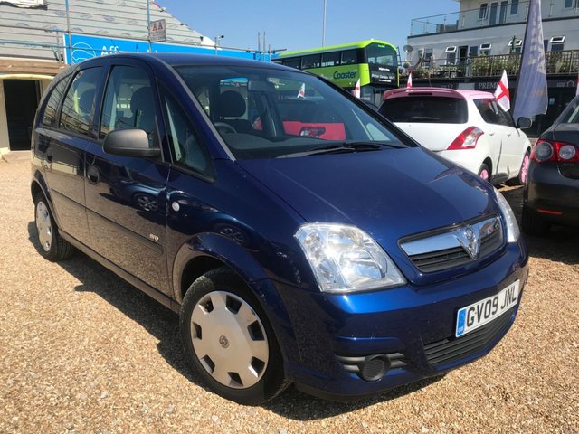 2009 09 Vauxhall Meriva 1.4 LIFE TWINPORT 5d 90 BHP