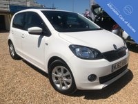 USED 2013 63 SKODA CITIGO 1.0 ELEGANCE GREENTECH 5d 59 BHP Low Mileage, Full Skoda History, heated seats
