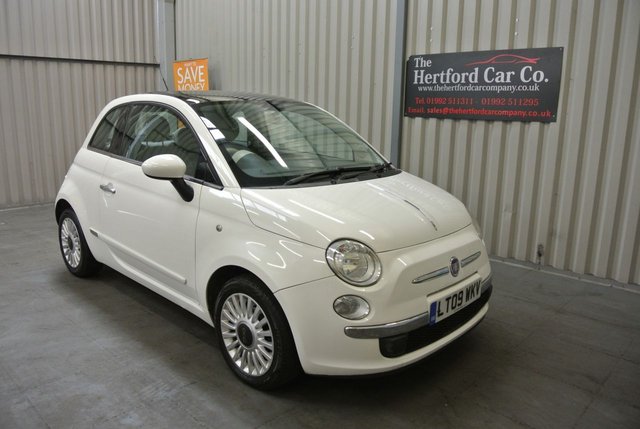 2009 09 Fiat 500 1.2 LOUNGE DUALOGIC 3d AUTO 69 BHP