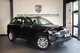 USED 2015 15 VOLKSWAGEN TOUAREG 3.0 V6 ESCAPE TDI BLUEMOTION TECHNOLOGY 5DR AUTO 259 BHP + FULL BLACK LEATHER INTERIOR + FULL SERVICE HISTORY + 1 OWNER FROM NEW + SATELLITE NAVIGATION + FULL PANORAMIC ROOF + BLUETOOTH + HEATED SEATS + DAB RADIO + CRUISE CONTROL + USB/AUX PORT + RAIN SENSORS + PARKING SENSORS + 19 INCH ALLOY WHEELS +