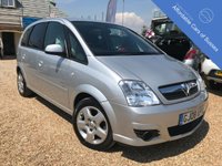 USED 2008 08 VAUXHALL MERIVA 1.6 CLUB 16V 5d AUTO 100 BHP Vauxhall Meriva MPV with the benefit of AUTOMATIC TRANSMISSION and below average mileage for year