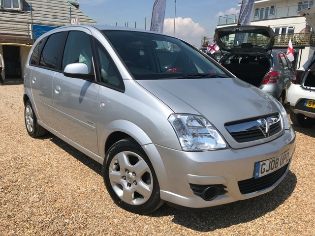 2008 08 Vauxhall Meriva 1.6 CLUB 16V 5d AUTO 100 BHP