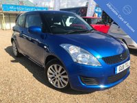 USED 2011 11 SUZUKI SWIFT 1.2 SZ2 3d 94 BHP Stylish looking Swift in Boost Blue Pearl Metallic with great service history