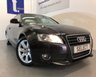 USED 2008 58 AUDI A5 2.0 TFSI 3d 178 BHP LOW MILEAGE with ONLY 50,000 miles and Full Service History from new -black leather,17"alloys,cruise control,heated seats,Rear Park Sensors,Auto Climate Control-lovely LOW LOW Mileage