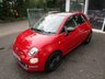 USED 2016 16 FIAT 500 1.2 LOUNGE DUALOGIC 3d 69 BHP NEW SHAPE AUTOMATIC *FULL LEATHER + 16