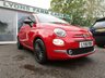 USED 2016 16 FIAT 500 1.2 LOUNGE DUALOGIC 3d 69 BHP NEW SHAPE AUTOMATIC *FULL LEATHER + 16
