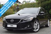 USED 2015 15 MAZDA 6 2.2 D SPORT NAV 5d 148 BHP FULL MAIN DEALER SERVICE HISTORY! SAT NAV! LEATHER SEATS! PARKING SENSORS! 5 MAZDA SERVICES! SUPERB IN AND OUT!