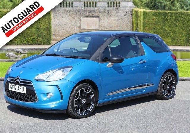 2012 12 Citroen DS3 1.6 DSTYLE PLUS 3d 120 BHP