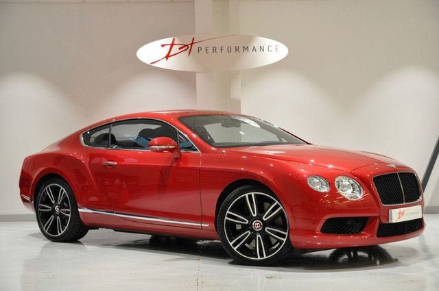 2012 62 Bentley Continental 4.0 GT V8 MULLINER 2d AUTO 500 BHP RARE DRAGON RED PEARL PAINT