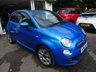 USED 2014 14 FIAT 500 1.2 CONVERTIBLE S (SPORT) 3d 69 BHP Low Mileage, Full Service History (Fiat + ourselves), MOT until July 2019, Convertible, Great on fuel economy! Only &pound;30 Road Tax!