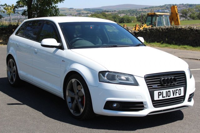 2010 10 Audi A3 2.0 SPORTBACK TDI QUATTRO S LINE BLACK EDITION 5d 168 BHP